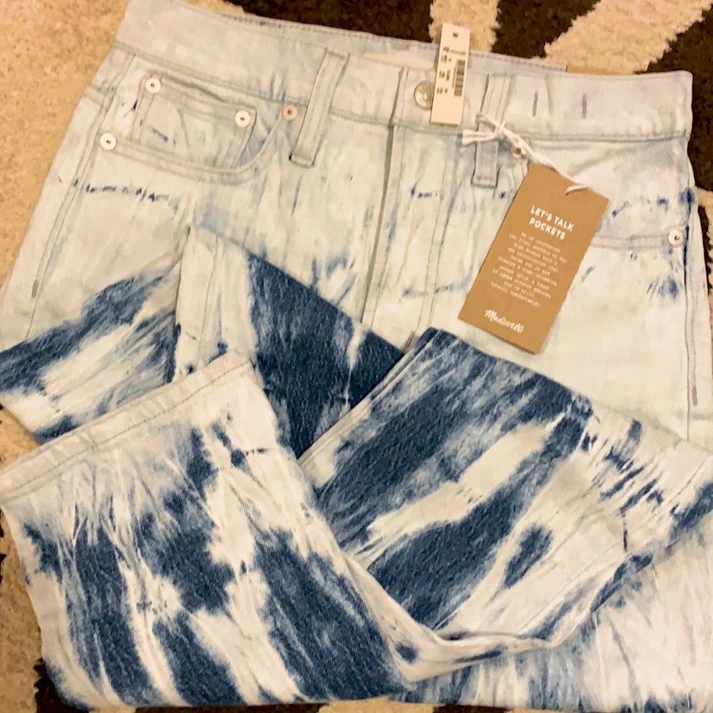 Madewell Perfect Vintage Tie-Dye Jean Size 25
